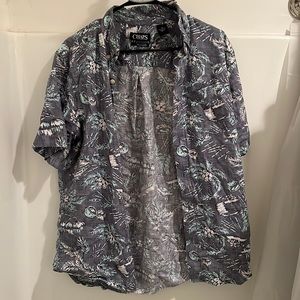 Chaps Casual Button Up Hawaiian Shirt